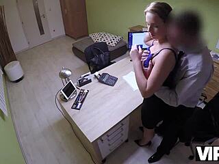 oh god i was so naive fucked hard on loan desk