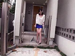 Skinny Japanese Nympho Dildo Masturbation Tease