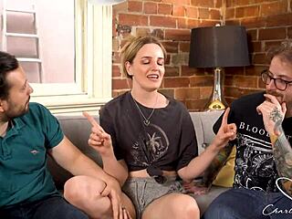 Charlie Forde Dicked Hard in Wild 3some with Lucky Guy?