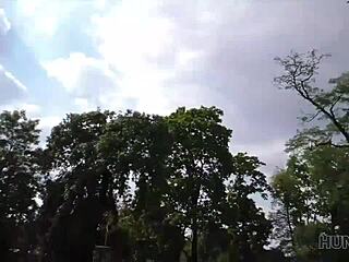 hunt4k tourist brunette teen paid fingering lick quickie