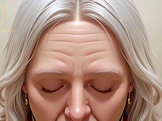 Gilf delivers steamy blowjob in changing room pov