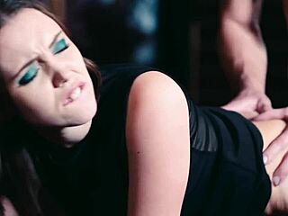 naughty babe confesses wet sins with quickie blowjob and cum-covered huge ass