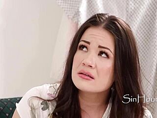 husband watches wife alison rey get pounded by doctor in hospital