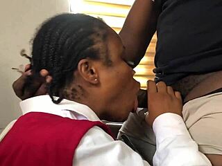 Horny Hannah begs teacher for sex help 😈📚🍆