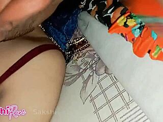 Desi milf big tits pressed on cock nipples rubbed during bedroom fuck!