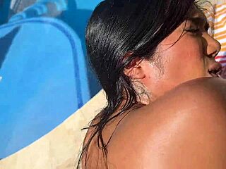 dia bella twerks juicy latina booty on teddy tarantino's cock poolside