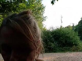 french slave exhib dressed uro trained in forest 2025