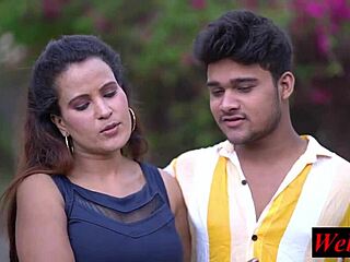 Beautiful Indian girl reunites lover for passionate hardcore