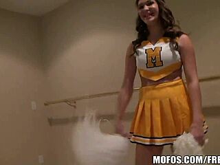 cheerleader holly's uniform upskirt spirit intrigues