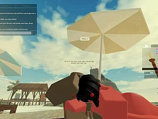 roblox babe shakes ass riding big black cock in wet deepthroat action