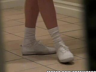 cheerleader holly's uniform upskirt spirit intrigues