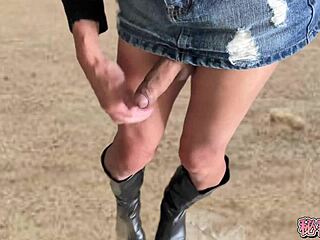 miniskirt boots anal vibrator climax outdoor solo secretgakuen