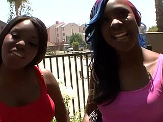 hey, wanna see this black milf take two cocks in wild threesome?