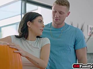 bold stepbro rams lily larimar and theodora day's tight teen pumpkins hard