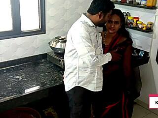Desi Kavita and Tatya kiss passionately in kitchen