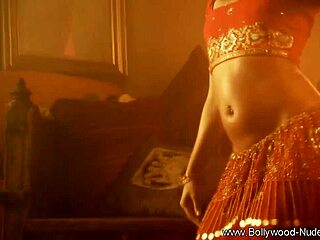 beautiful indian brunette dances seductively in solo tease