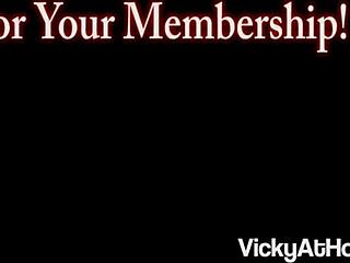 blonde vicky vette rams crystal dildo up her ass 🍑✨