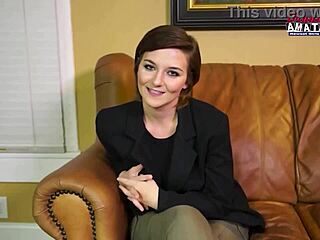 Kylie gulps massive cock cumshot fiercely