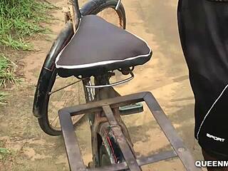 roadside fuck? she bent over for that big black cock 💦😈