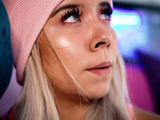 colombian blonde deepthroats stepbro cock on live cam 🔥🍆