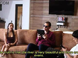 submissive latina teen bends over for sneaky anal creampie