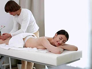 Petite Teen Creampied Deep During Sensual Massage