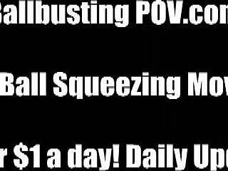 Femdom Ball Kick Only Reward