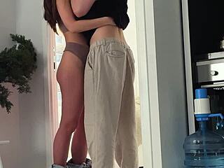 Lucky Morning Petite Ass Tease