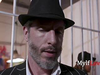 Retro Brunette Femme Fatale Hides Wild Desires Beneath Vintage Look