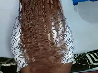 naughty nurse strips, teases prickly tits in homemade fondle compilation