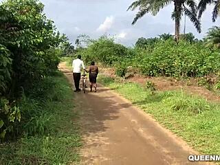 roadside fuck? she bent over for that big black cock 💦😈