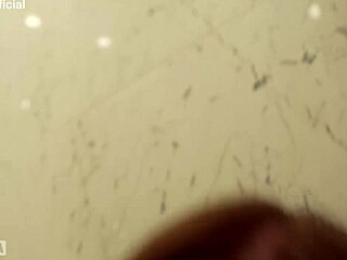 Fucking Busty Milf Girlfriend Pussy in Bathroom Before She Leaves Again