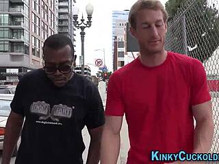 Cuckold Babe Devours Monster Cock with Humiliating Sucks