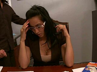 Fucking Hot Milf Secretary Isis Love Takes Monster Cock Anal Creampie in Stockings