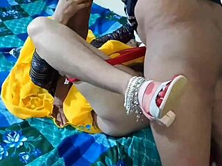 hindi babe deepthroats cock in dirty first time fuck