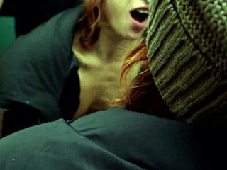 What happens when your pretty neighbor bends over the stairs for doggystyle cum in mouth