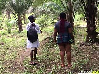 doctor drags me to the bush for wild pounding of local pussy queen anita