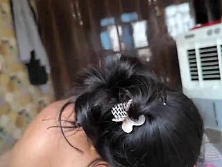 Chubby amateur housewife deepthroats for cum in mouth