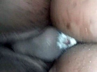 keep fucking after cumming on big ebony ass 💦