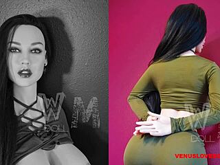Chubby silicone fuck doll Venus ready for curvy action? 🔥🍑