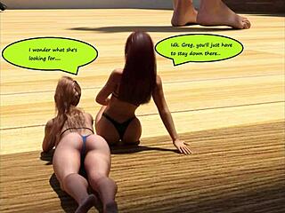 giantess size change comic showcases huge tits tall dominant women sex