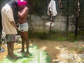 hey, wanna watch this petite african teen ride monster black cock outdoors?