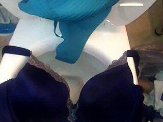 Busty 40dd Bra Babe Takes Massive Cumshot