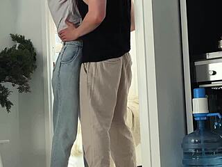 Lucky Morning Petite Ass Tease