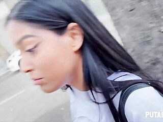 Skinny teen Kali seduced into rough pounding by Torbe