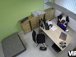 Unemployed young czech teen casting interview turns into cash sex fuck