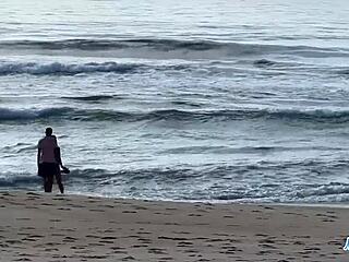 argentina slut beach blowjob deepthroat begs rough pussy pounding cum