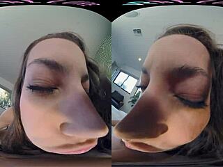 wake up sexy brunette fuck my horny pussy in vr now