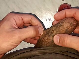 Watch me drip wax on my tattooed foreskin!