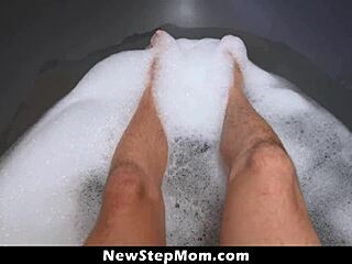 stunning milf rewards good behavior with her hot body?